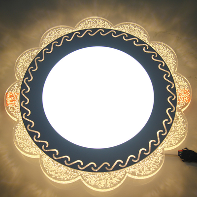 OEM ODM ফ্ল্যাট প্যানেল LED লাইট RGB গ্লাস ফ্লাওয়ার বাবল ডিজাইন